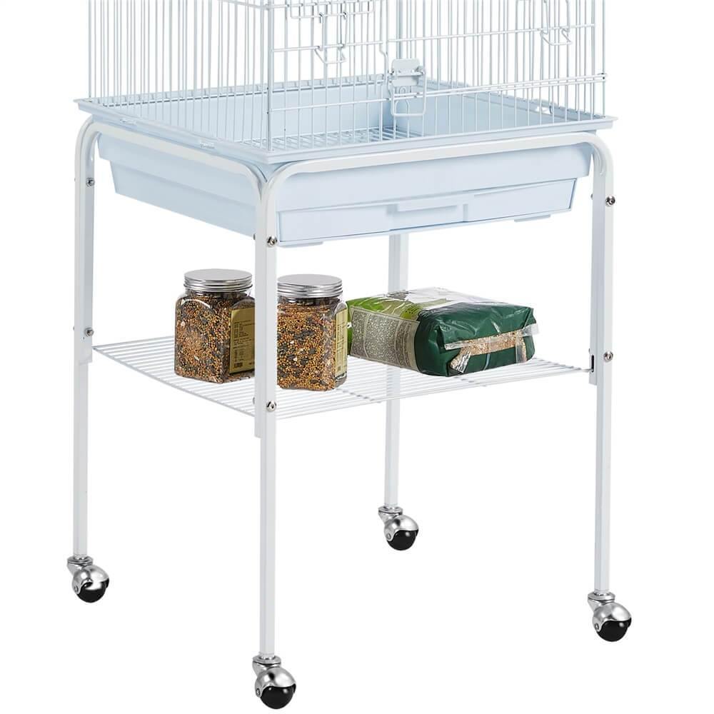 Yaheetech Rolling Bird Cage with Stand - Image 5