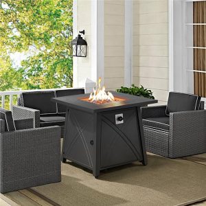 Yaheetech 28 Inch Propane Fire Pit Table