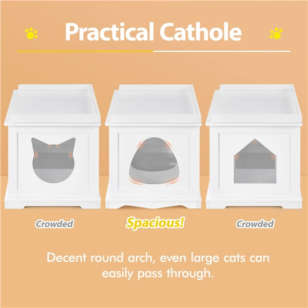 Yaheetech Cat Litter Box Enclosure - Image 7