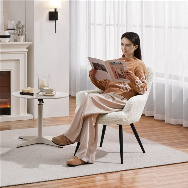 Yaheetech Boucle Accent Chair - Image 5