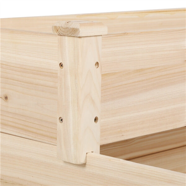 Yaheetech 3 Tier Raised Garden Bed Fir Wood - Image 6