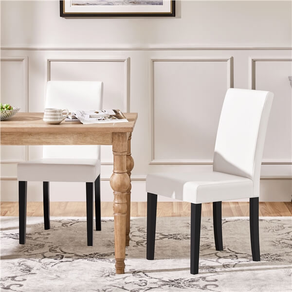 Yaheetech Dining Chairs Set of 6 Faux Leather - Image 9