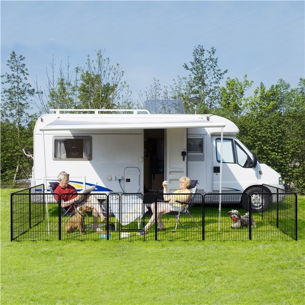 Yaheetech Dog Playpen Outdoor. 32 inch 6 Panels - Image 5
