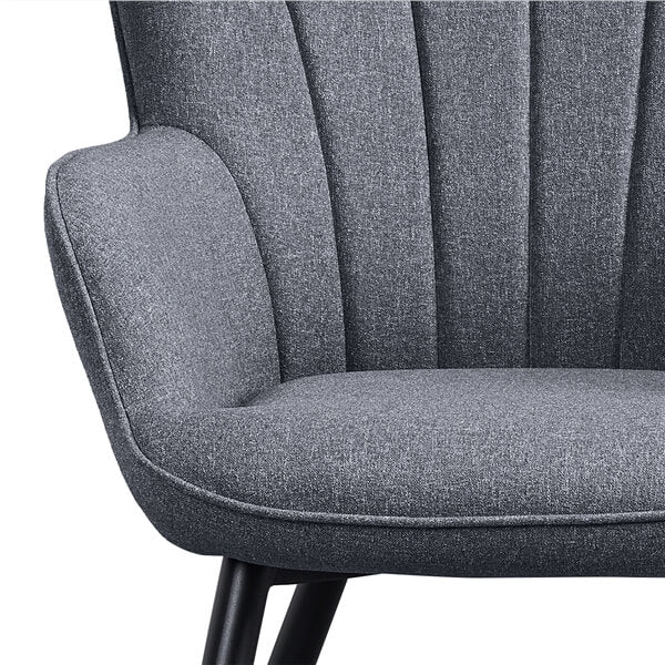 Yaheetech Pleated Fabric Armchair - Image 4
