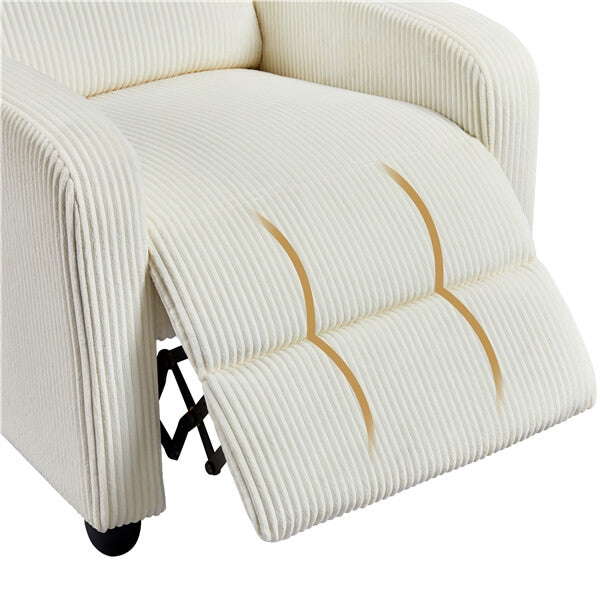 Yaheetech Recliner Chair Corduroy Recliner Sofa - Image 5