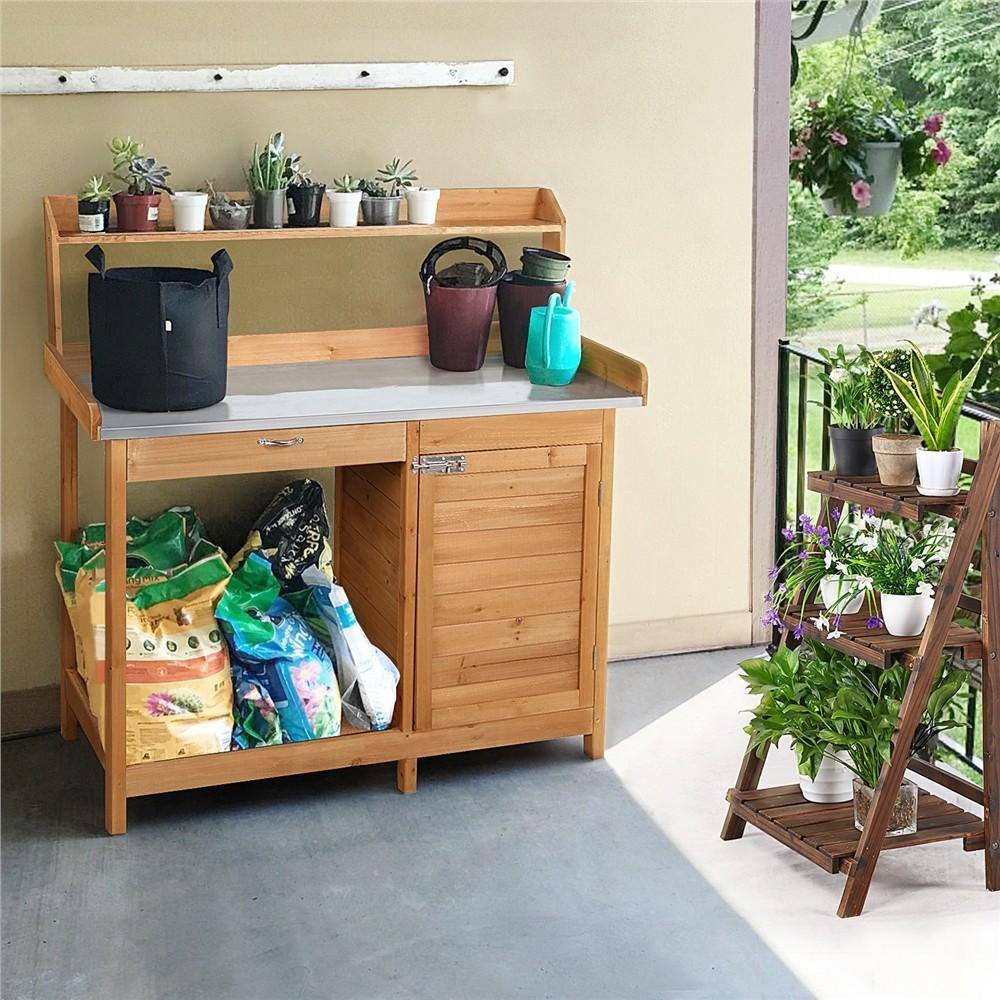 Yaheetech Garden Potting Bench Table