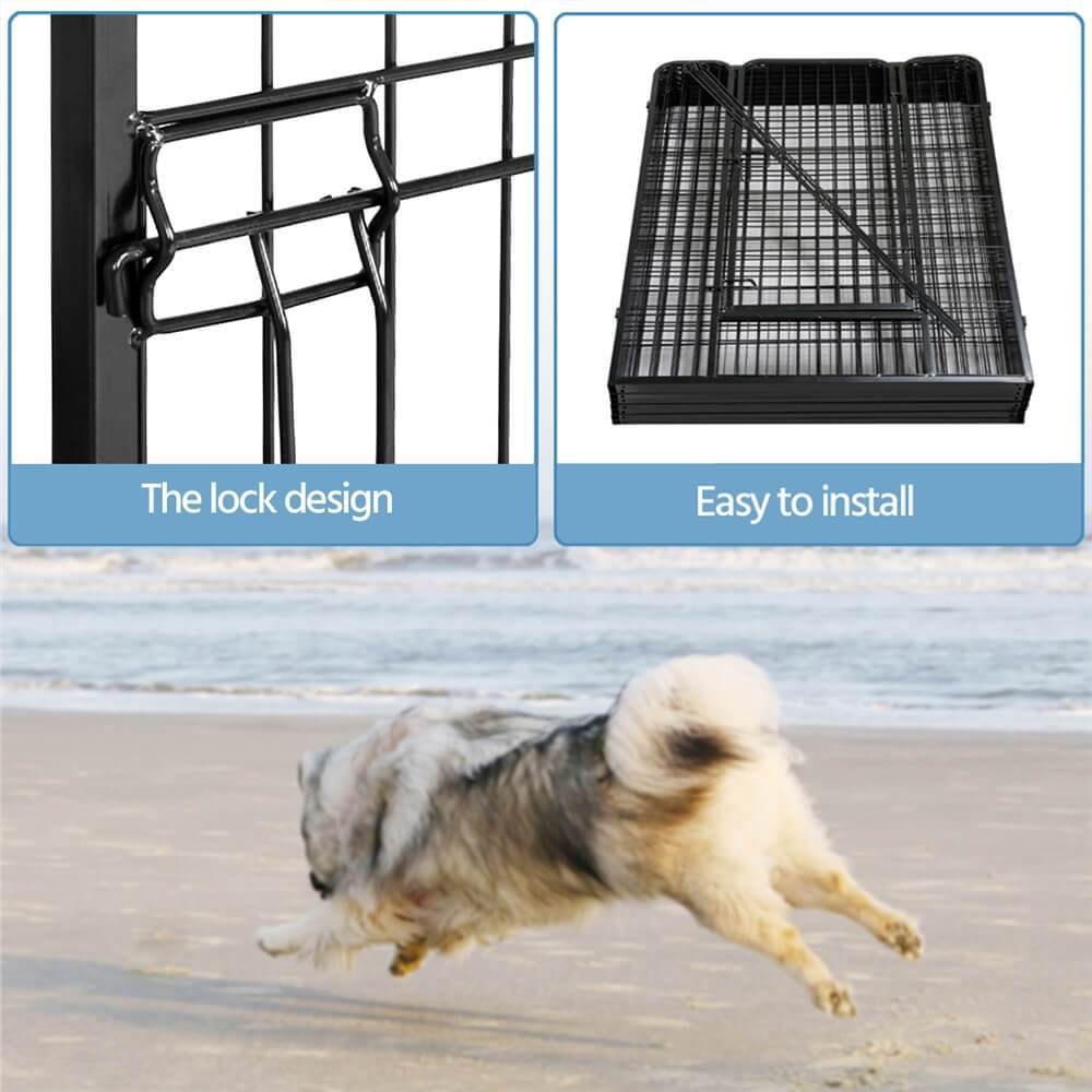 Yaheetech Dog Playpen 16 Panels 40 Inch - Image 4