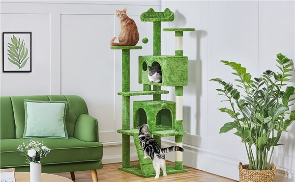 62.5?? H Cat Tree Condo Kitten Tree Tower - Image 5