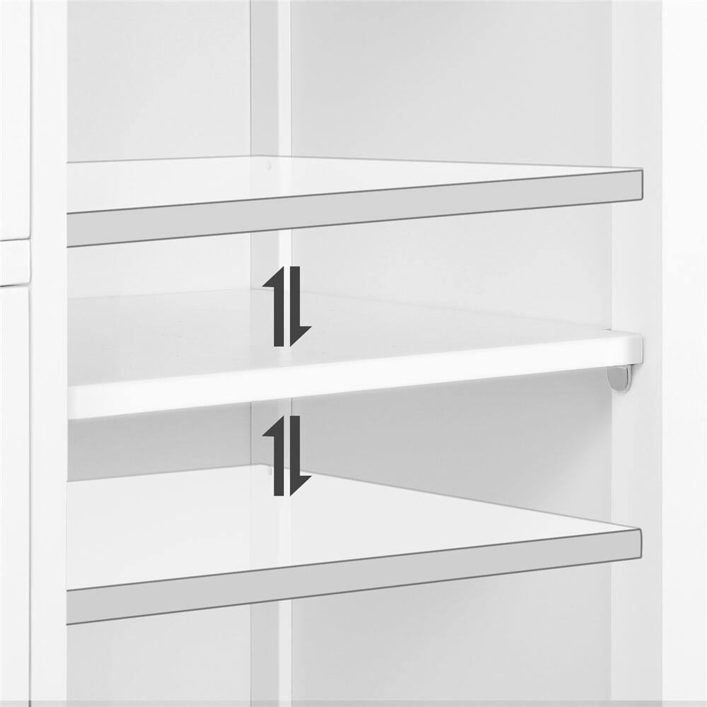 Yaheetech 34?? Tall Bathroom Floor Cabinet - Image 16