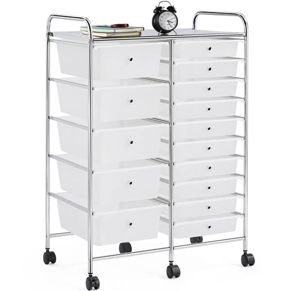 Yaheetech Utility Storage Cart with Wheels - Image 7