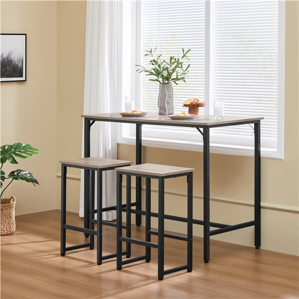 Yaheetech 3 Piece Dining Table Set - Image 5