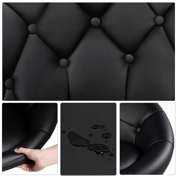 Yaheetech Height Adjustable Modern Round Barrel Chair - Image 2