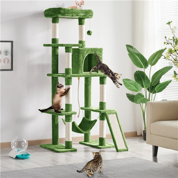 Yaheetech 63?? Tall Multilevel Cat Tree - Image 4