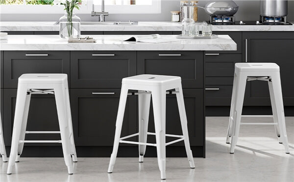 Yaheetech 24?? Height Metal Bar Stools - Image 5
