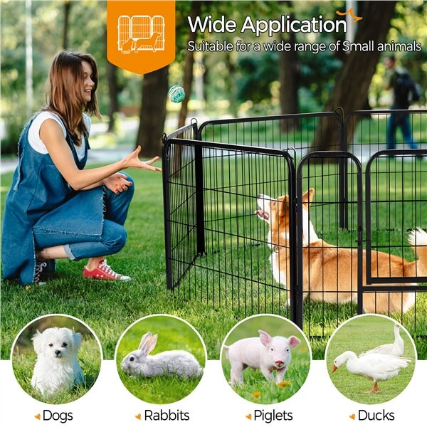 Yaheetech Wide Panel Dog Playpen. 6 Panels 24/40 inch - Image 10