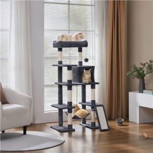 54?? Tall Cat Tree. Multilevel Plush Kitten Tree Condo