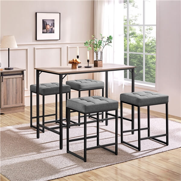 Yaheetech Bar Stools Set of 2. 24 Inch - Image 8