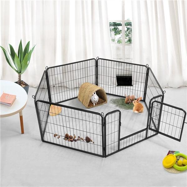Yaheetech Wide Panel Dog Playpen. 6 Panels 24/40 inch - Image 11