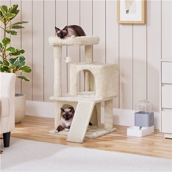 57.5'' Height Cat Tree Condo Kitten Tree Tower - Image 16