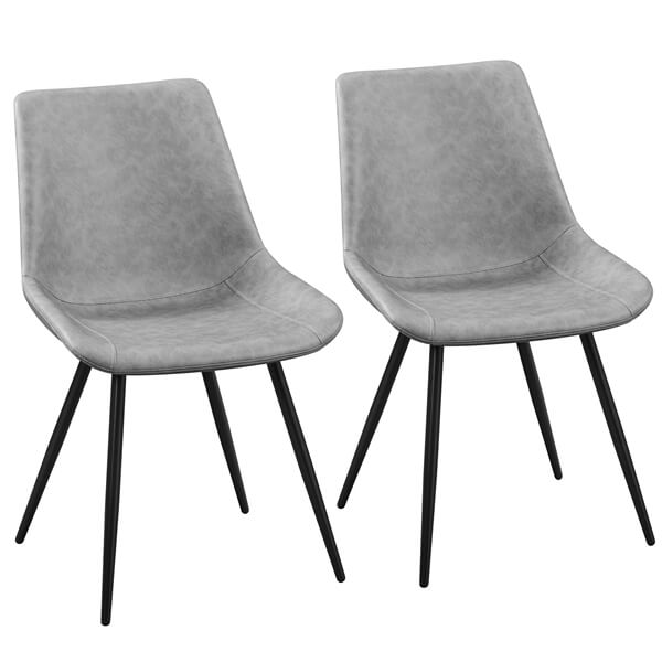 Yaheetech Dining Chairs Set of 2 Modern Upholstered Dining Room Chairs - Image 5