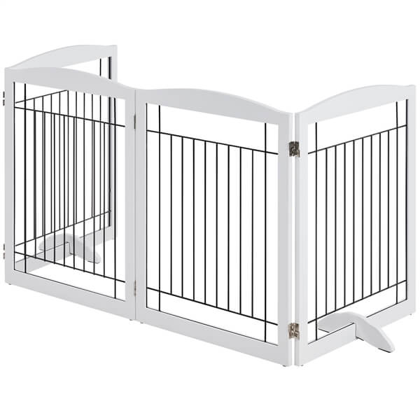 Yaheetech 32-inch Tall Dog Gate Extra Wide Pet Gate for Dogs - Image 3
