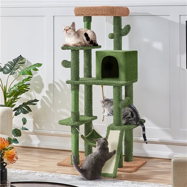 Yaheetech 63?? Height Cactus Cat Tree - Image 4