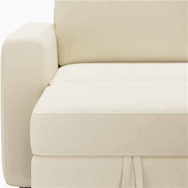 Yaheetech Sectional Sofa L-Shaped Sofa Couch Bed - Image 3