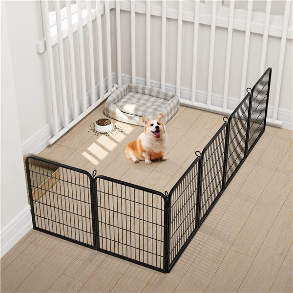 Yaheetech Dog Playpen Outdoor. 32 inch 2 Panels - Image 8