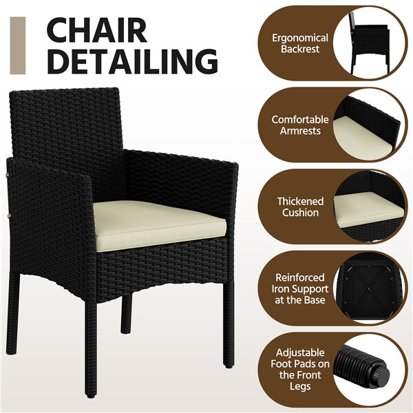 Yaheetech Patio Furniture Set 4 Pieces Conversation Sets - Image 7