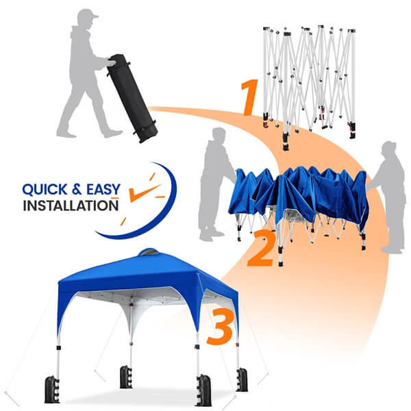 Yaheetech 8x8 Pop Up Canopy Tent with Vent - Image 9