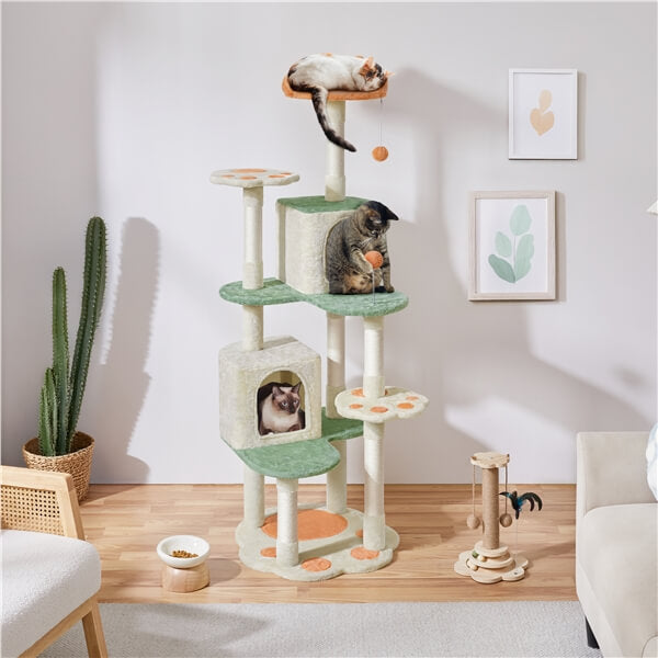 65?? Tall Cat Paw-Shaped Play Tower - Image 4