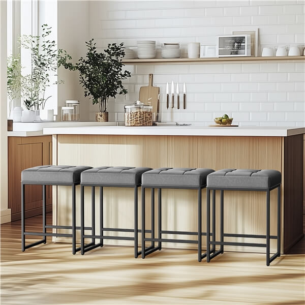 Yaheetech Bar Stools Set of 2. 24 Inch - Image 9