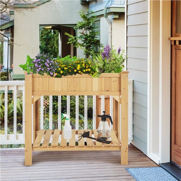 Yaheetech Yaheetech 36'' Hx25'' Wx37'' L Raised Garden - Image 3