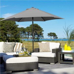 Yaheetech Patio Umbrella with Base Included