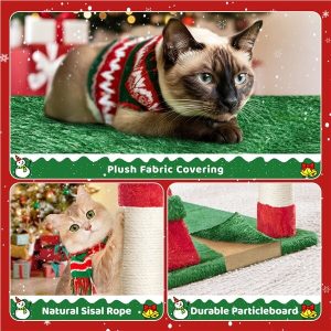 54.5'' Tall Cat Tree Condo Kitten Tree Tower