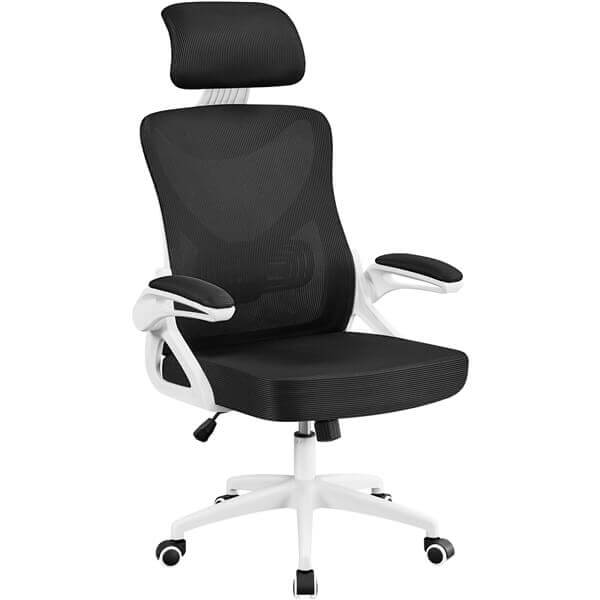 Yaheetech High Back Mesh Office Chair with 90?? Flip-up Armrest - Image 2