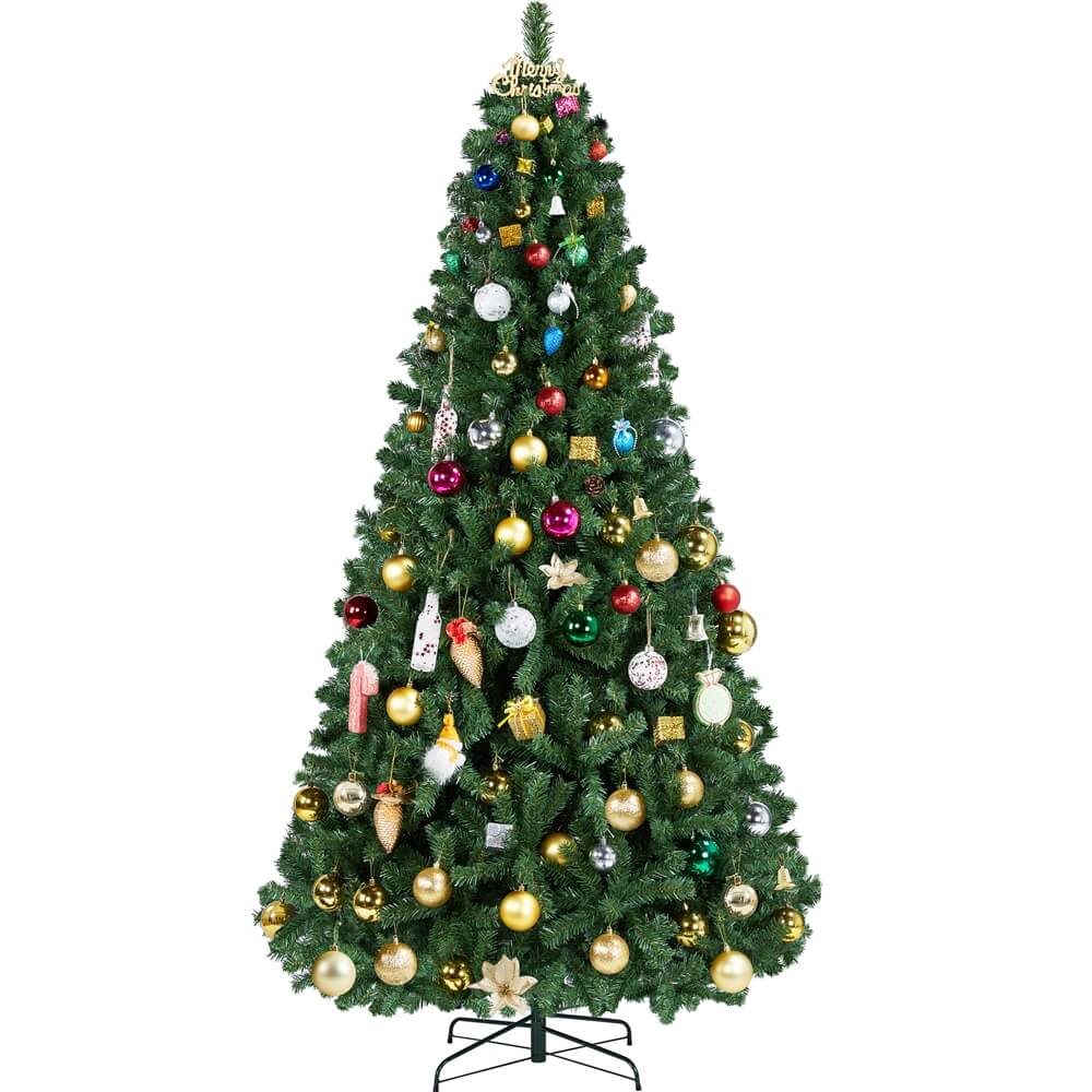 Yaheetech 4.5'/6'/7.5'/9' Artificial Green Christmas Tree - Image 2