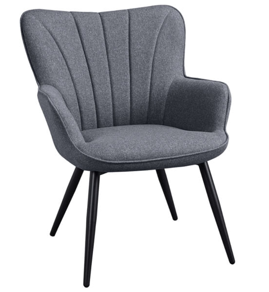 Yaheetech Pleated Fabric Armchair - Image 2