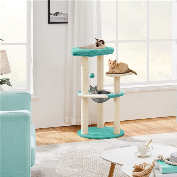 35.5?? Tall Ocean Cat Tree - Image 4