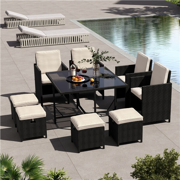Yaheetech 9-Piece Patio Dining Sets - Image 15