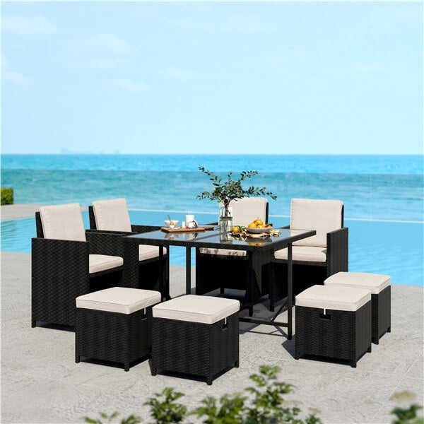 Yaheetech 9-Piece Patio Dining Sets - Image 16