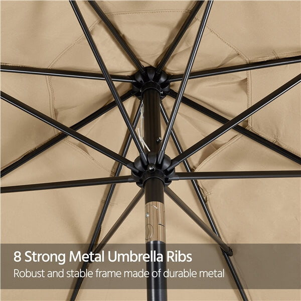 Yaheetech 9ft Patio Umbrella - Image 8