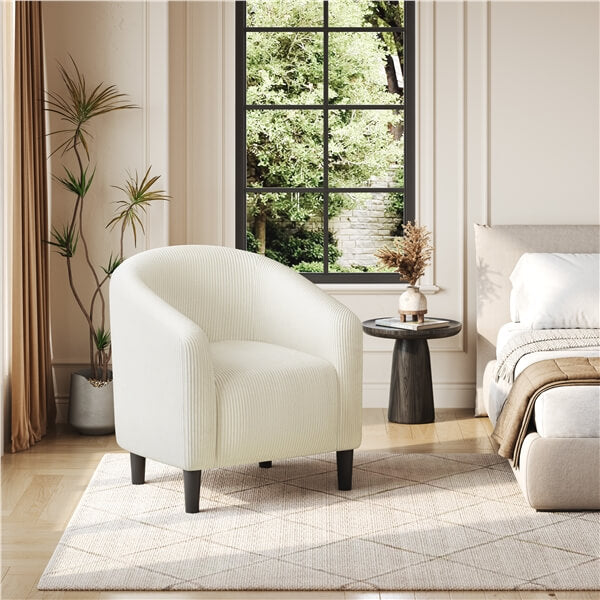 Yaheetech Corduroy Fabric Club Chair - Image 17