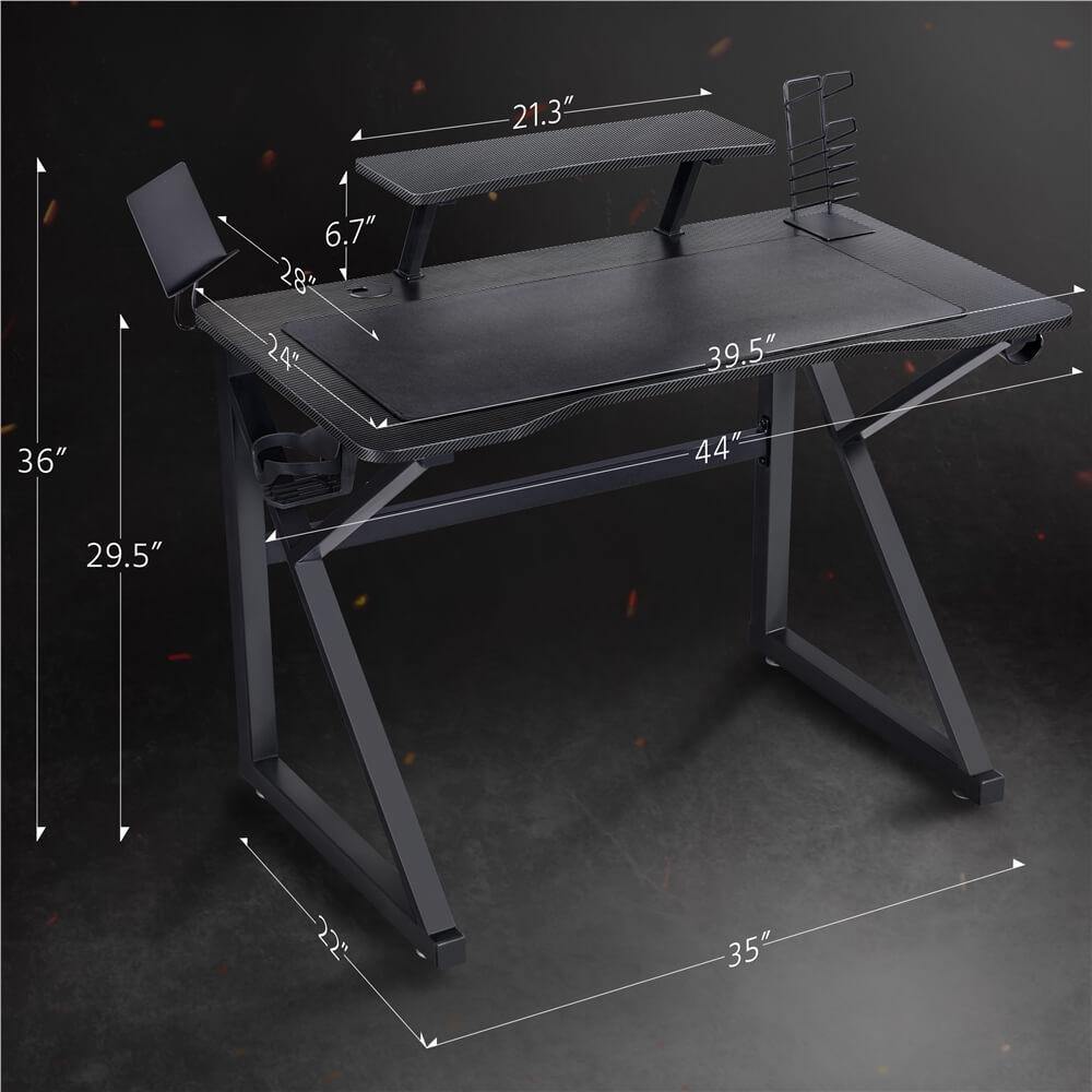 Yaheetech Computer Desk Study Writing Table - Image 2