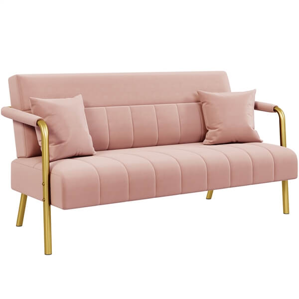 Yaheetech 56.6??W Modern Loveseat 2 Seater Sofa - Image 5