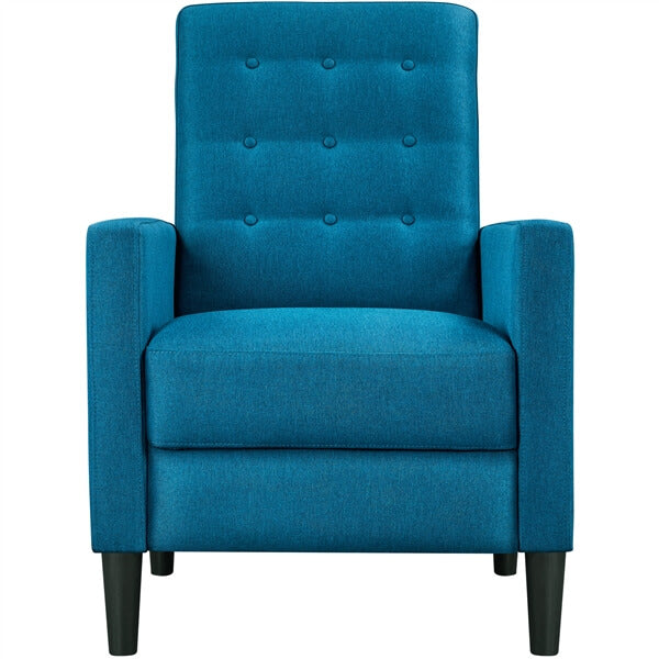 Yaheetech Fabric Recliner Chair Mid-Century Modern Recliner - Image 9