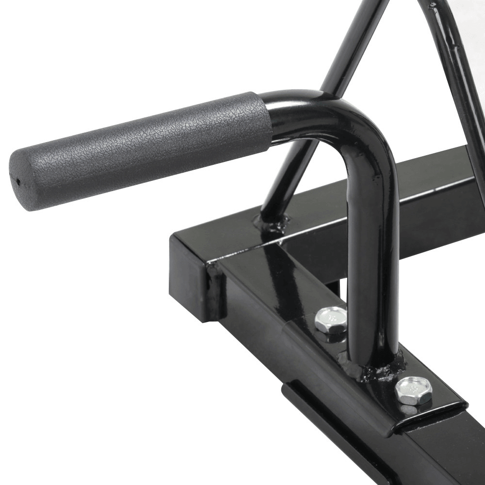Yaheetech Horizontal Plate and Olympic Bar Rack - Image 3
