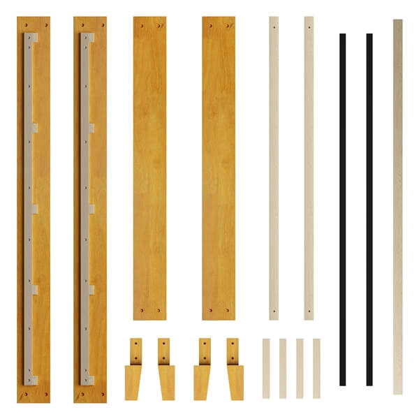 Yaheetech Wooden Bed Frame with Plywood Slat - Image 9