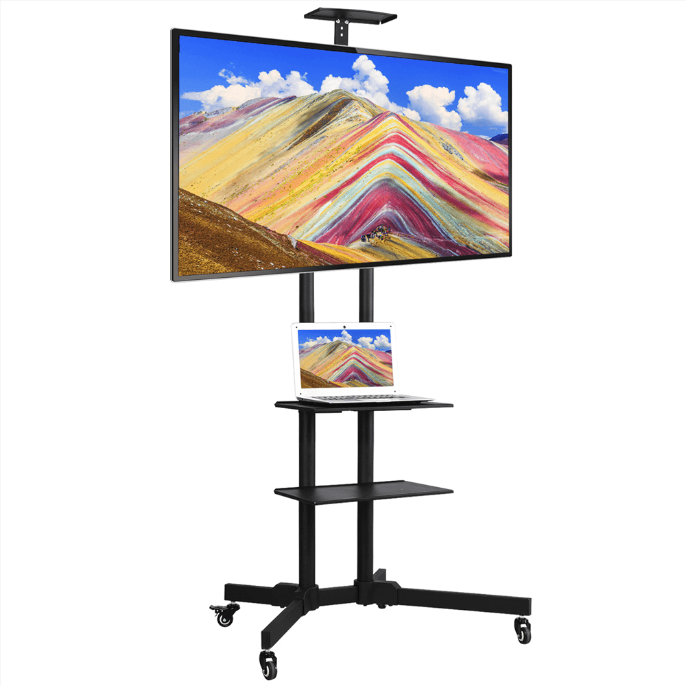 Yaheetech Mobile TV Console Stand For 32 to 65 inch Flat Screen - Image 3