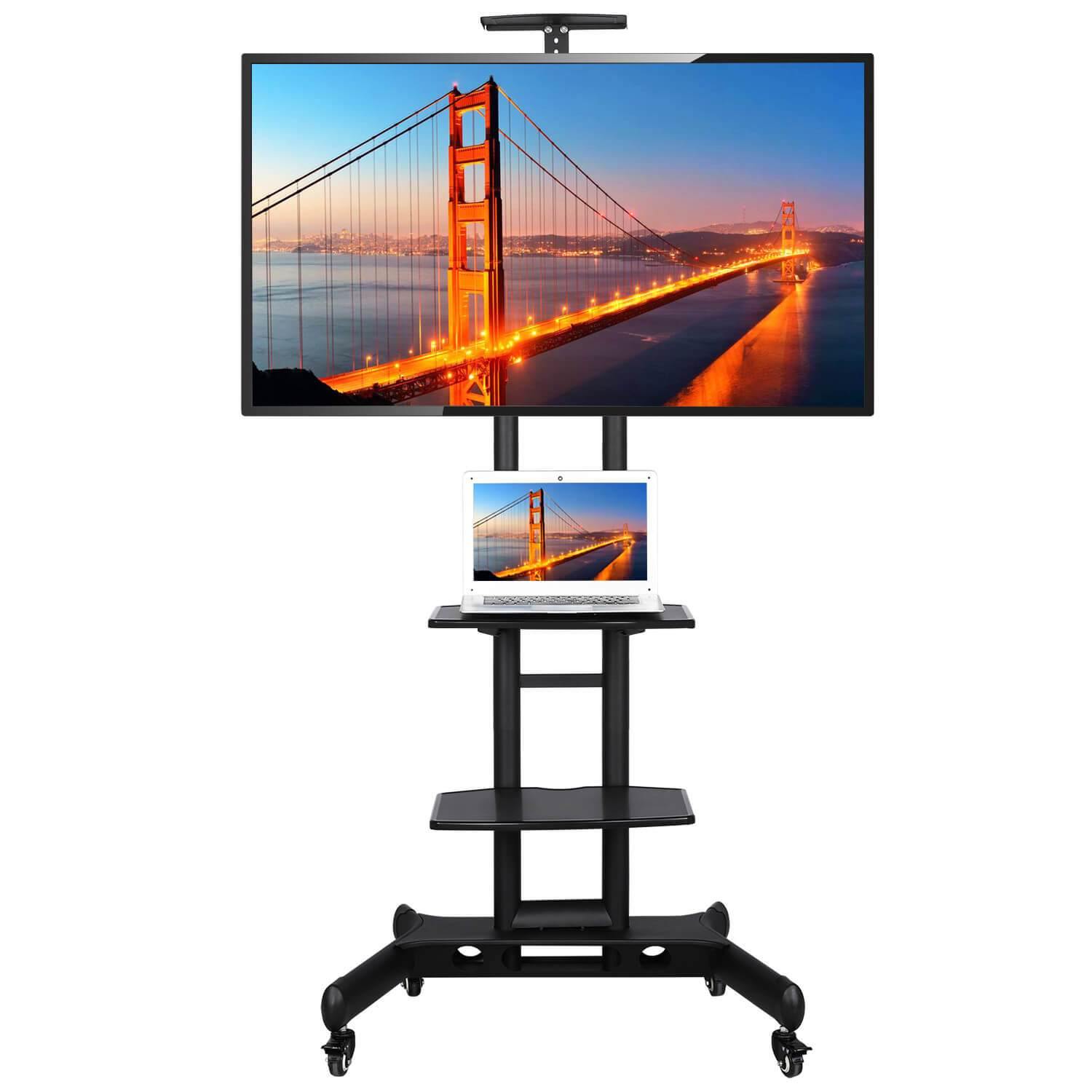 Yaheetech TV Stand with Storage Shelves - Image 2